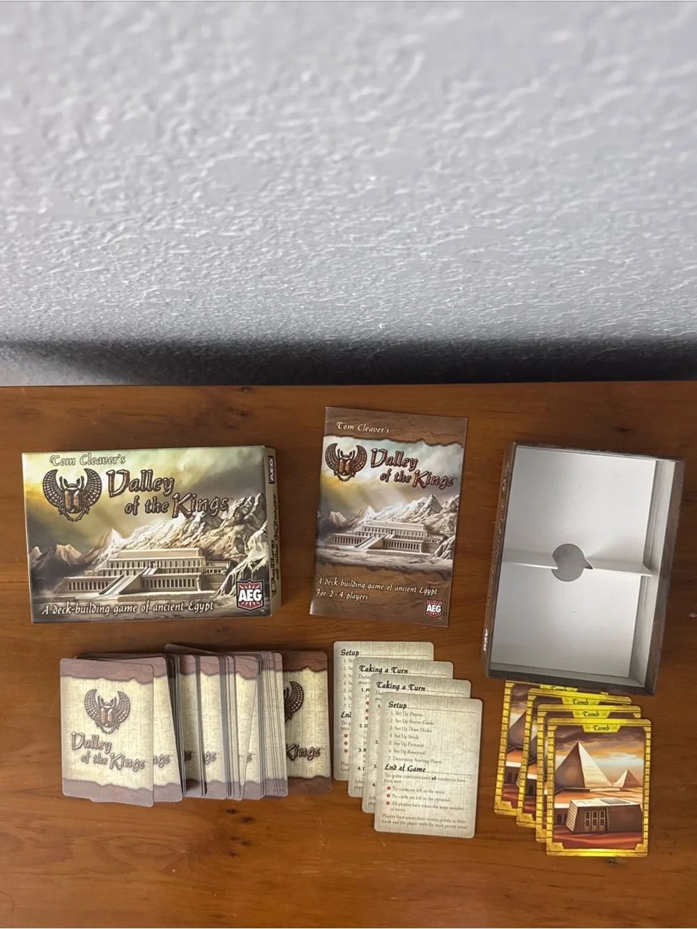 AEG Valley of the Kings Card Game Deck Building Complete!